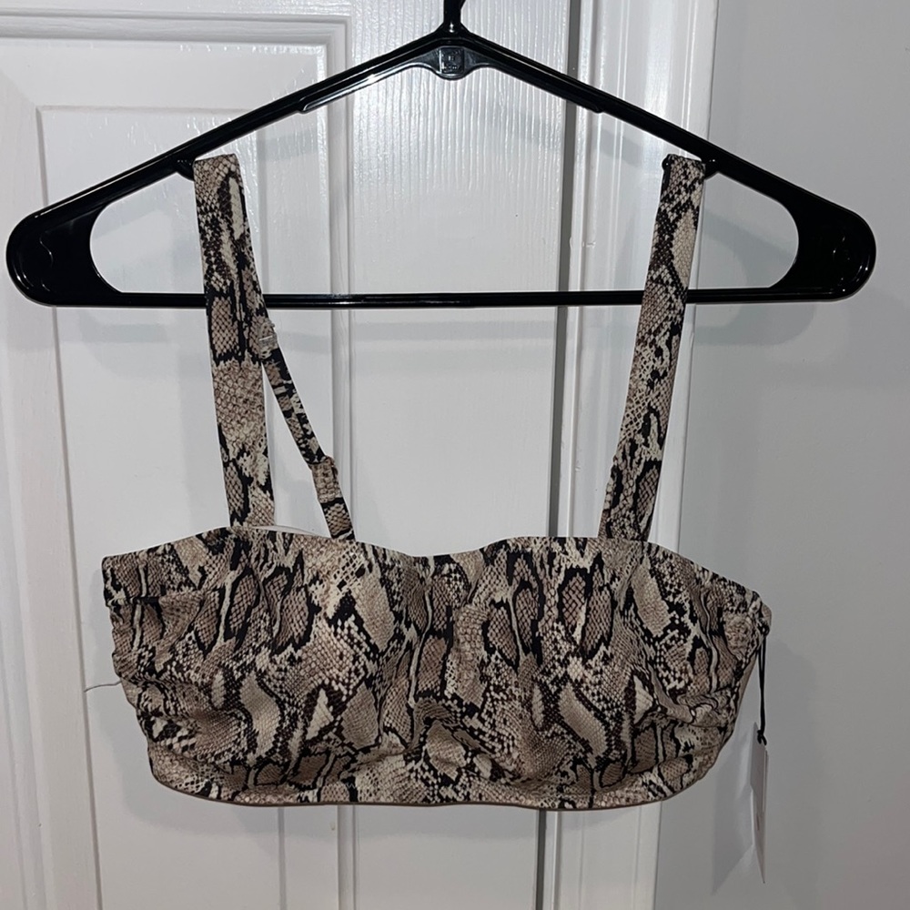 Target Snake Print Bikini Top